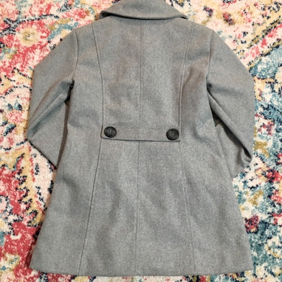 Girls “Me Jane” Grey Pea Coat. Size 14. NWT - Picture 6 of 7